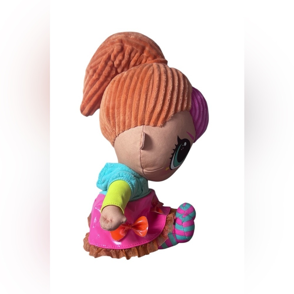 L.O.L. Surprise! Neon Q.T. Large 16" Huggable Fun Plush Doll W/Vibrant Dress - Picture 4 of 11